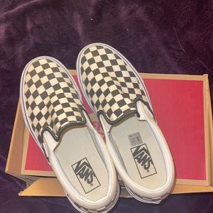 Off white checkered vans